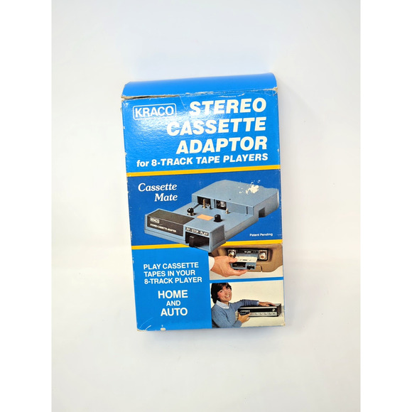 Kraco Stereo Cassette Adapter for 8 Track Tape Player Model KCA-7 Untested - Picture 7 of 7